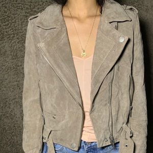 Blank nyc moto suede jacket